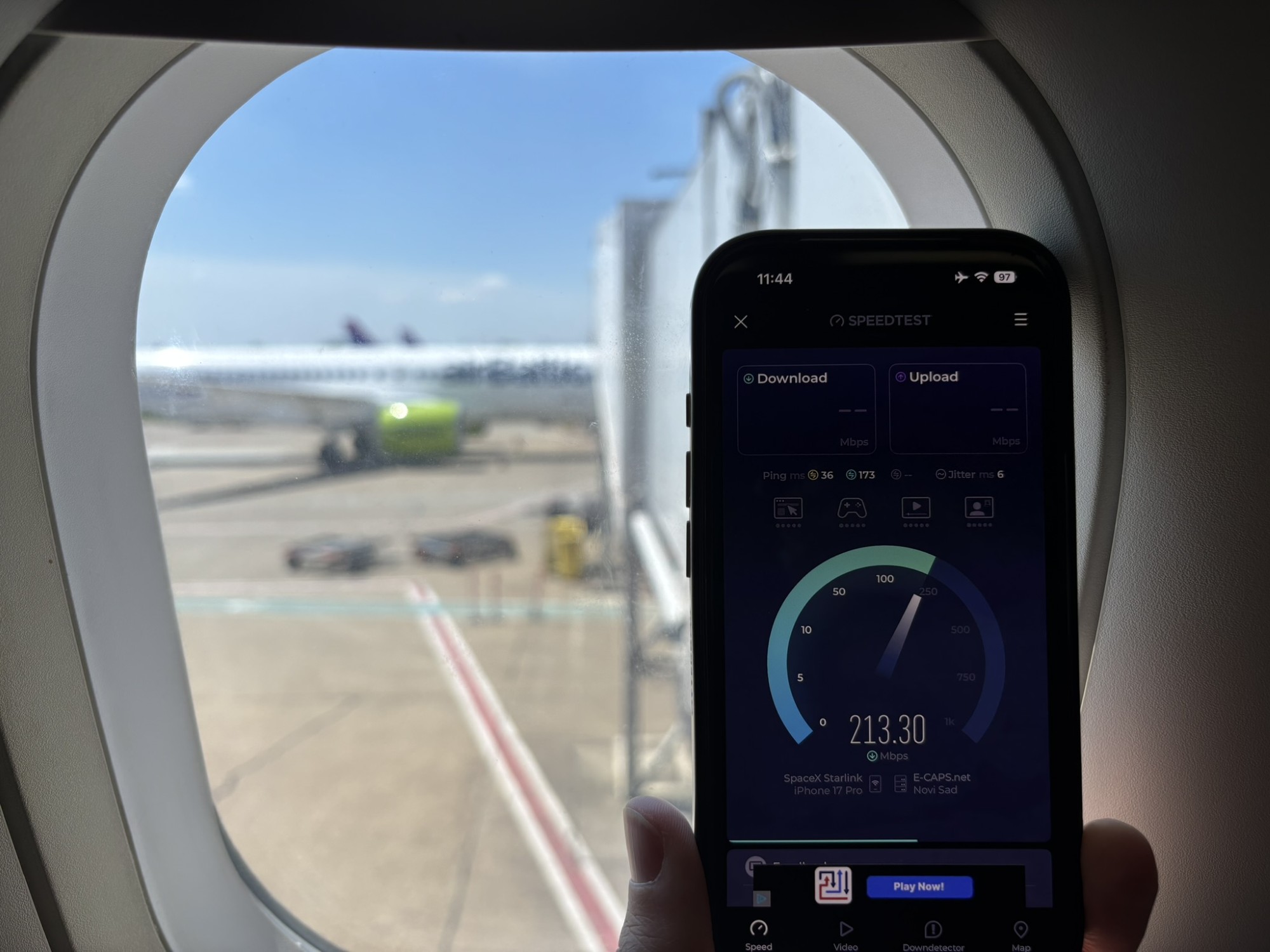 When Starlink on airBaltic A220 is highlight of Air Serbia A320 PaxEx