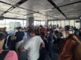 Lots of passengers at the gate