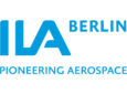 ILA Berlin logo in light blue on a white background.