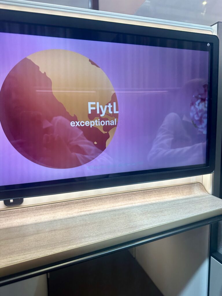 Thales IFE system in Unum Two