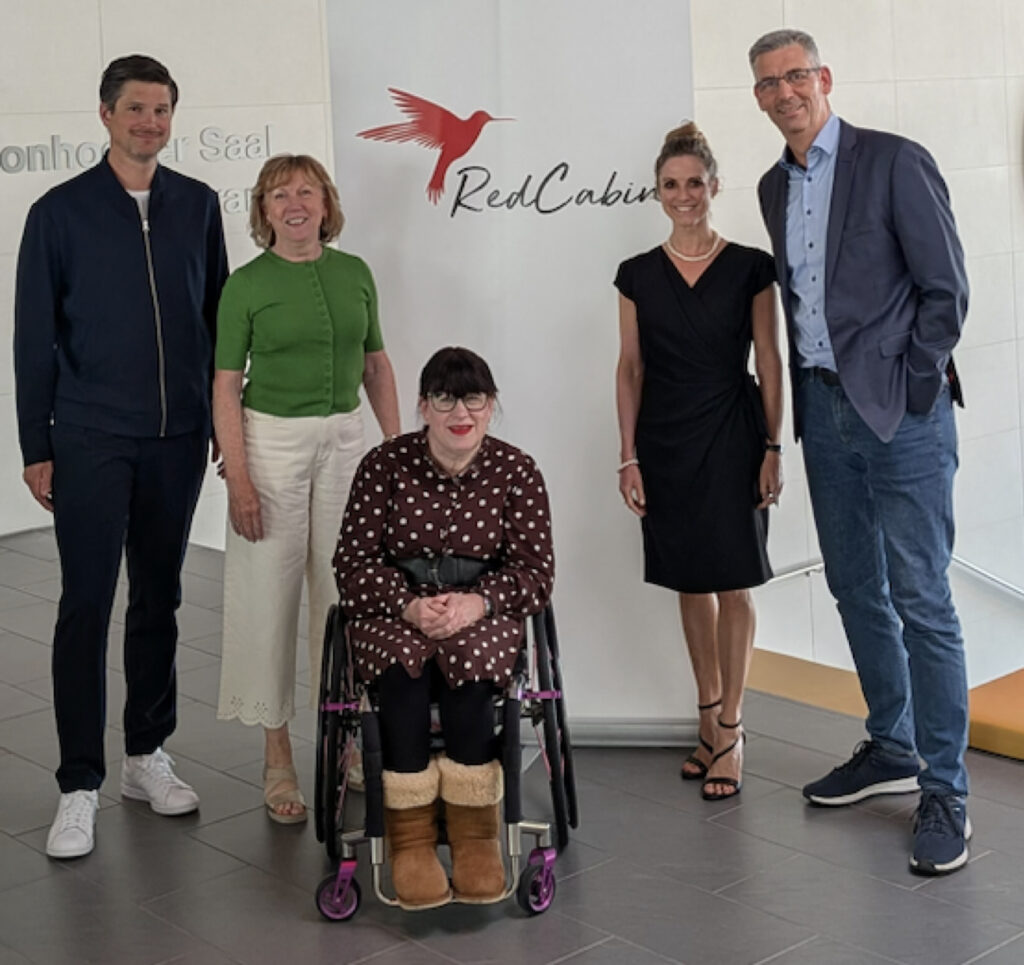 Axel Becker and Andreas Schütt, Sarah McOnie, Danica Waitkus and Mary Doyle.