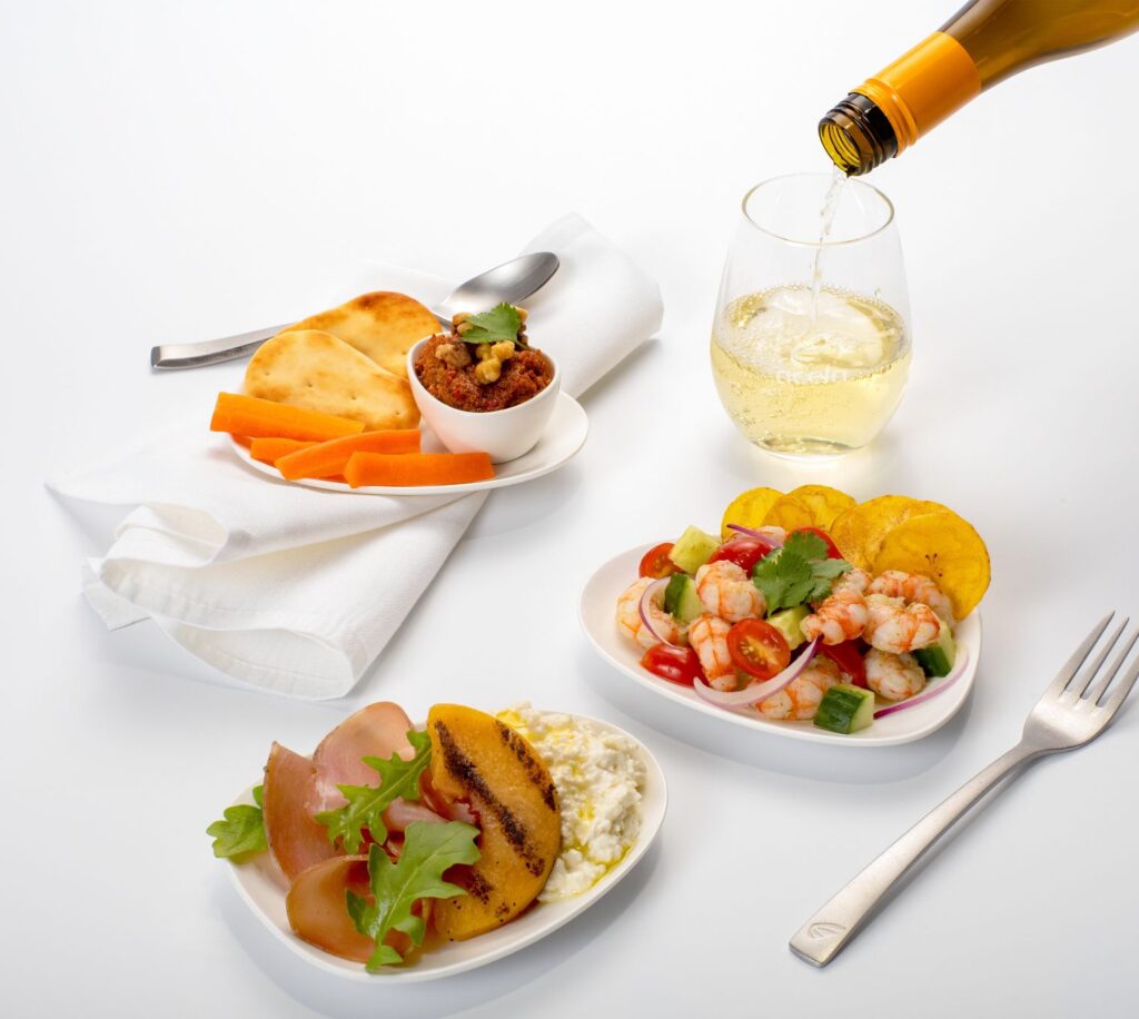 Various new small plates for Amtrak first class.