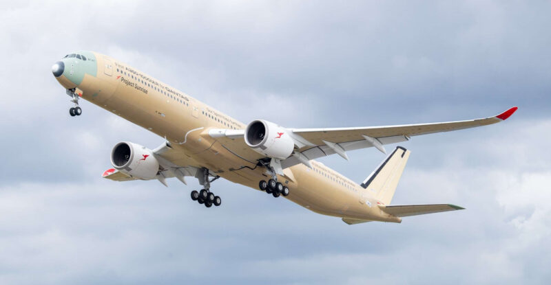First flight of the Qantas A350-1000ULR (MSN 707)