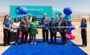 Ontario International Airport's new zero-emission ZM Truck will be used to support airport logistics, facilities maintenance and transportation services.