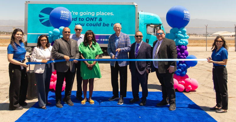 Ontario International Airport's new zero-emission ZM Truck will be used to support airport logistics, facilities maintenance and transportation services.