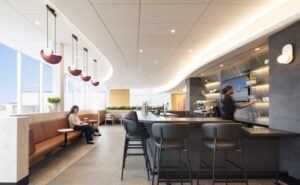 The newest Air Canada Café at Québec City Jean Lesage International Airport (YQB).