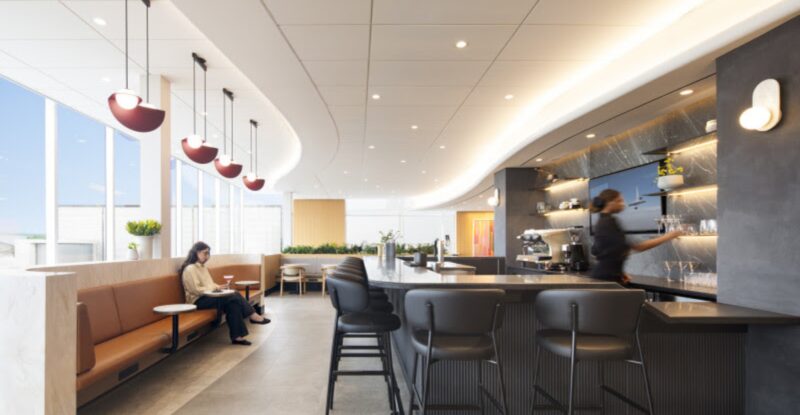 The newest Air Canada Café at Québec City Jean Lesage International Airport (YQB).