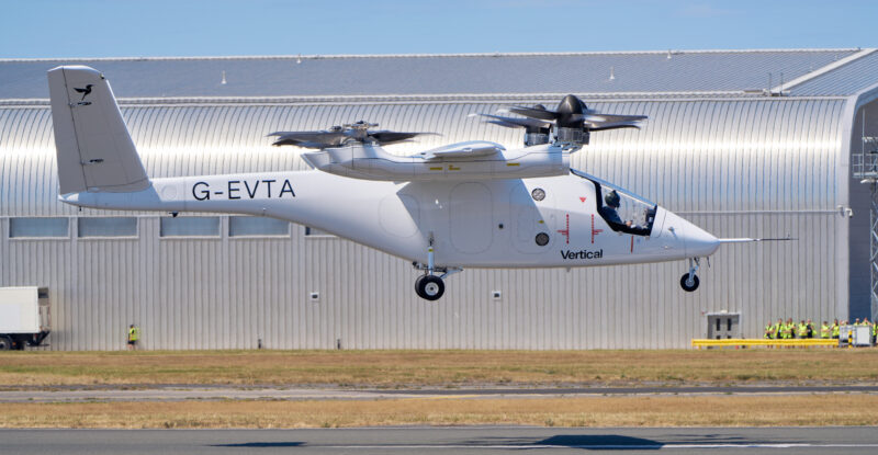 A full-scale prototype by Vertical Aerospace was demonstrated at Farnborough.