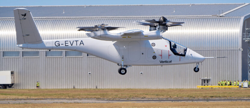 A full-scale prototype by Vertical Aerospace was demonstrated at Farnborough.