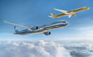 STARLUX AIRSORAYAMA aircraft in flight.