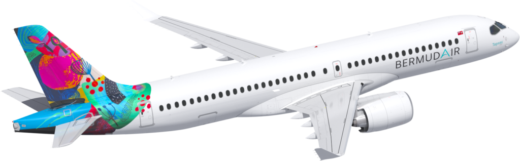 BermudAir A220 rendering