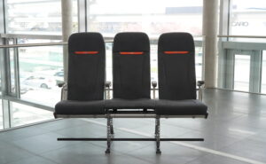 RECARO R Sphere seat triple with the firm's eco-friendly innovations featured
