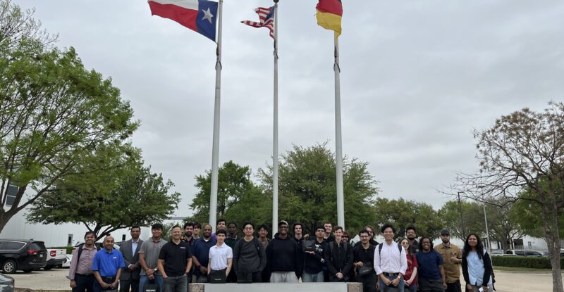 Students of University of Texas Arlington at RECARO's SCHWAEBISCH HALL.