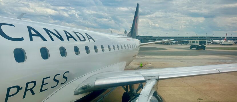 Air Canada E175 with SES Wi-Fi installed