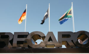 RECARO in large block letters in front of the the RECARO Composites facility.