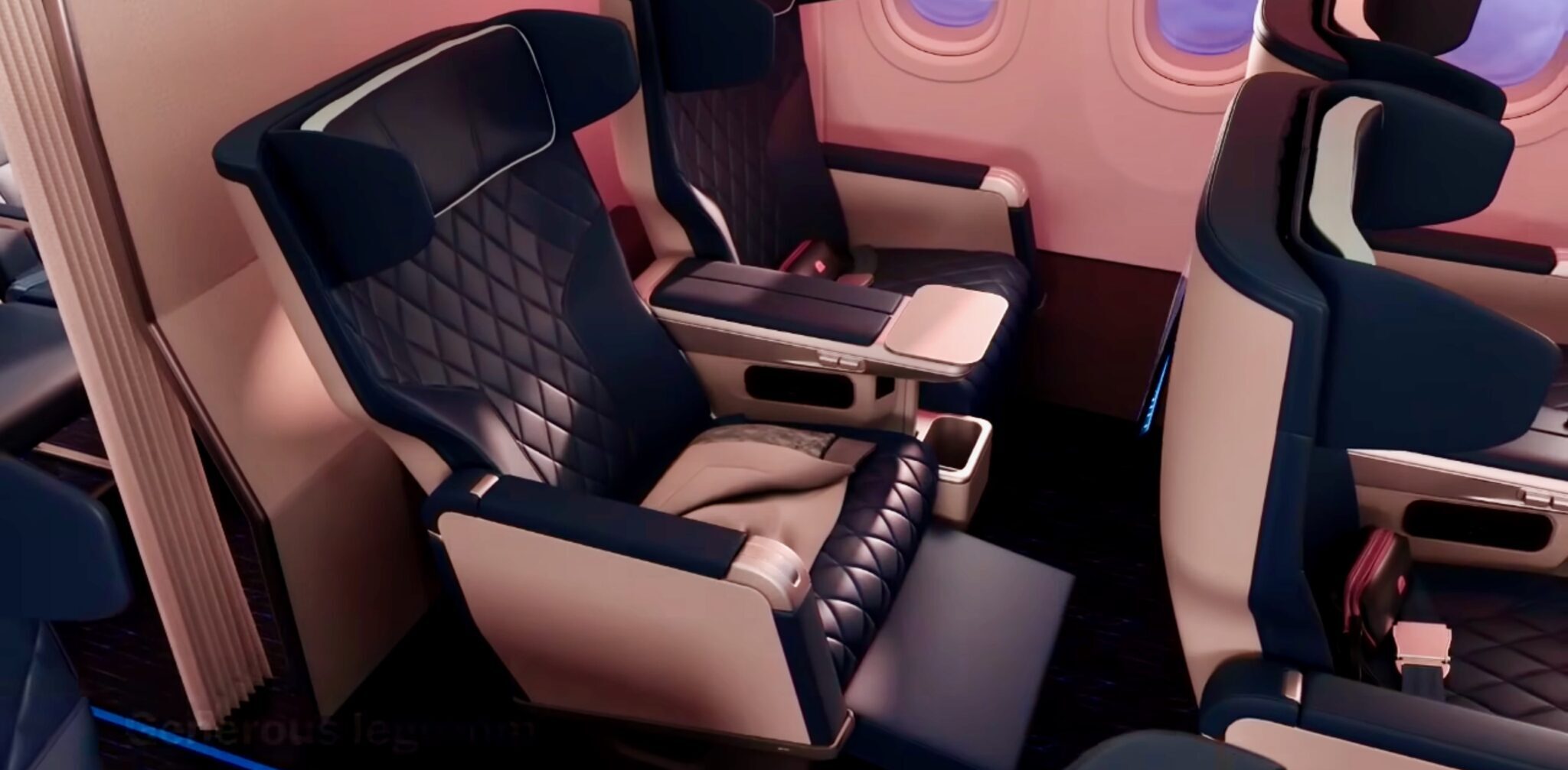AZAL reveals interior of new A321neo, uses IFE as differentiator