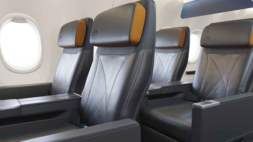 Allegiant First class seat