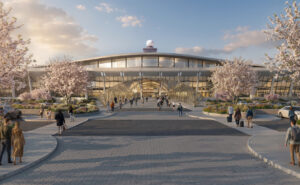 Washington Dulles Transformation - Conceptual Renderings: North Facade.