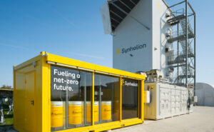 Synhelion’s first synthetic fuel plant DAWN in Jülich, North Rhine-Westphalia. The company’s commercial demonstration plant will be built next to DAWN. Source: Synhelion