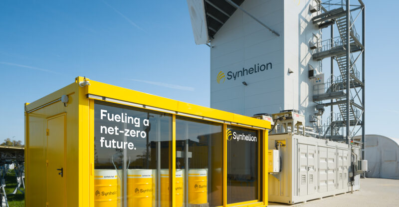 Synhelion’s first synthetic fuel plant DAWN in Jülich, North Rhine-Westphalia. The company’s commercial demonstration plant will be built next to DAWN. Source: Synhelion