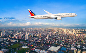 Philippine Airlines 787 in flight