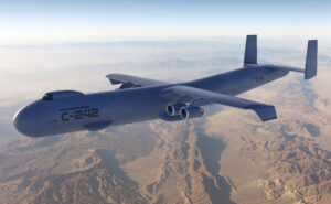 A ‘C-242’ military version of WindRunner in flight.