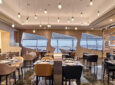American Airlines Flagship dining area.
