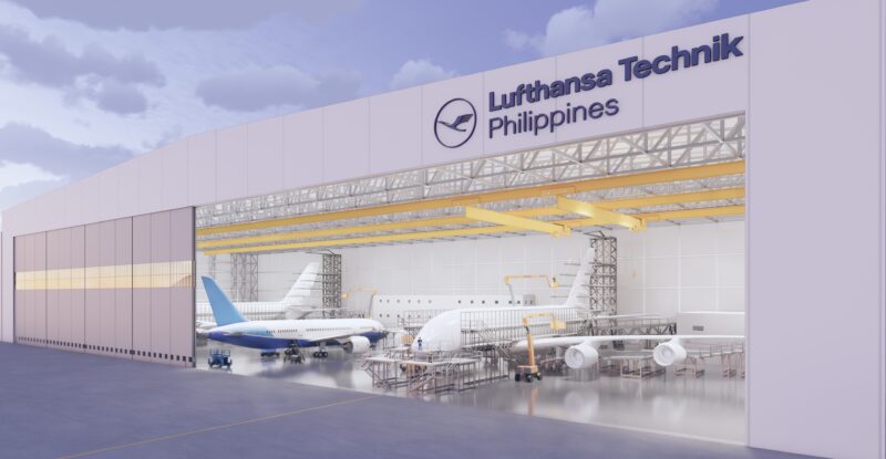 Rendering of the new Clark International Airport-based MRO facility.