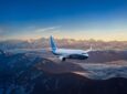 Boeing 737-7 MAX aircraft in flight.