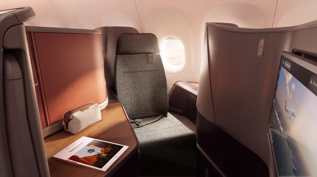 Qantas A321XLR Business Class seat