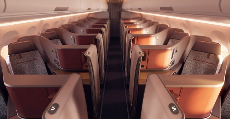 Qantas A321XLR Cabin Overview.