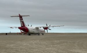 Canadian North ATR 42-500 ready for boarding.