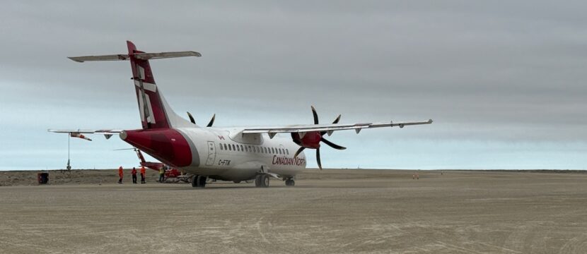 Canadian North ATR 42-500 ready for boarding.
