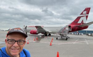 Canadian North Boeing 737-300 on ramp for boarding.