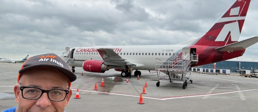 Canadian North Boeing 737-300 on ramp for boarding.