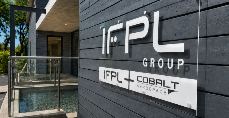 Signage at IFPL headquarters.