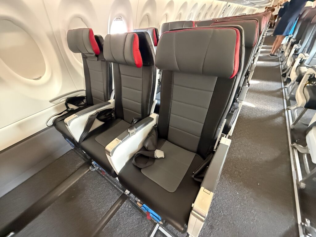 Nicer cabin on the Breeze A220