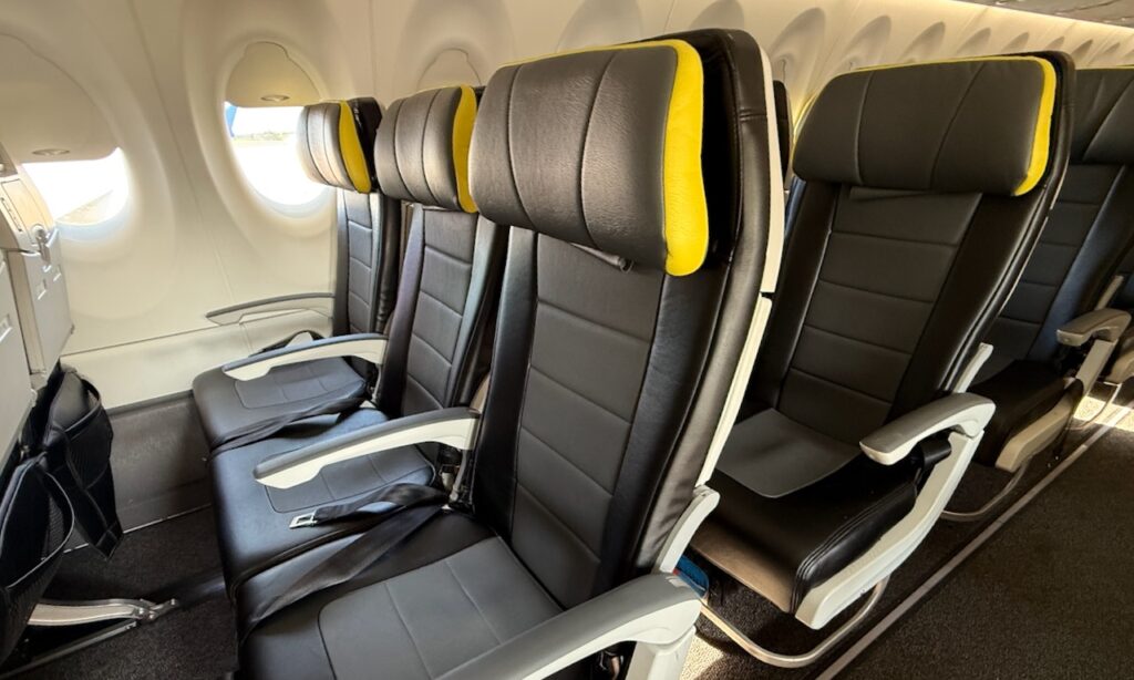 Breeze 'Nice' economy class seat.