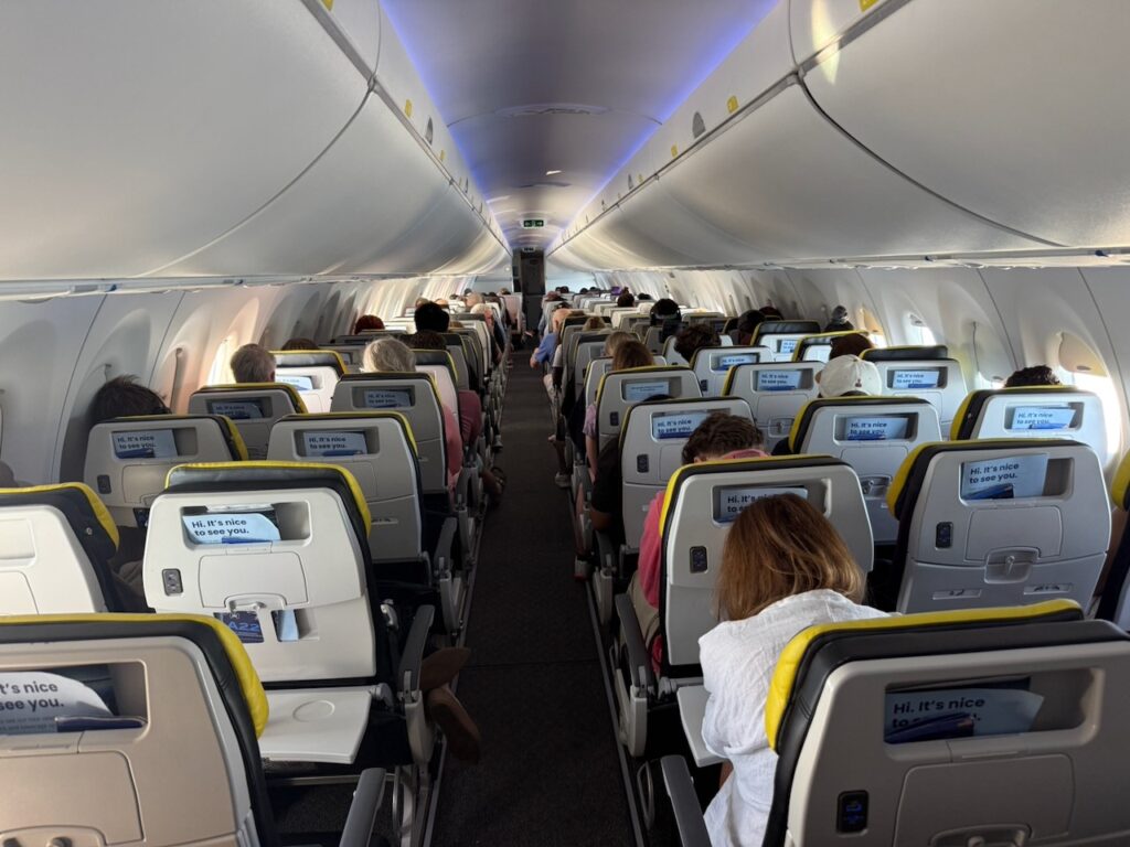 A full Breeze A220 Cabin.