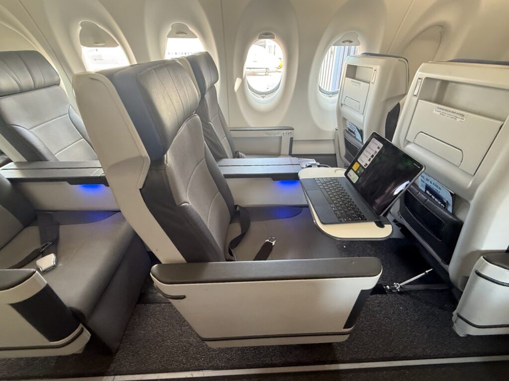 Premium cabin on the Breeze A220