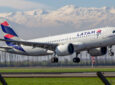 LATAM A320neo taking off.