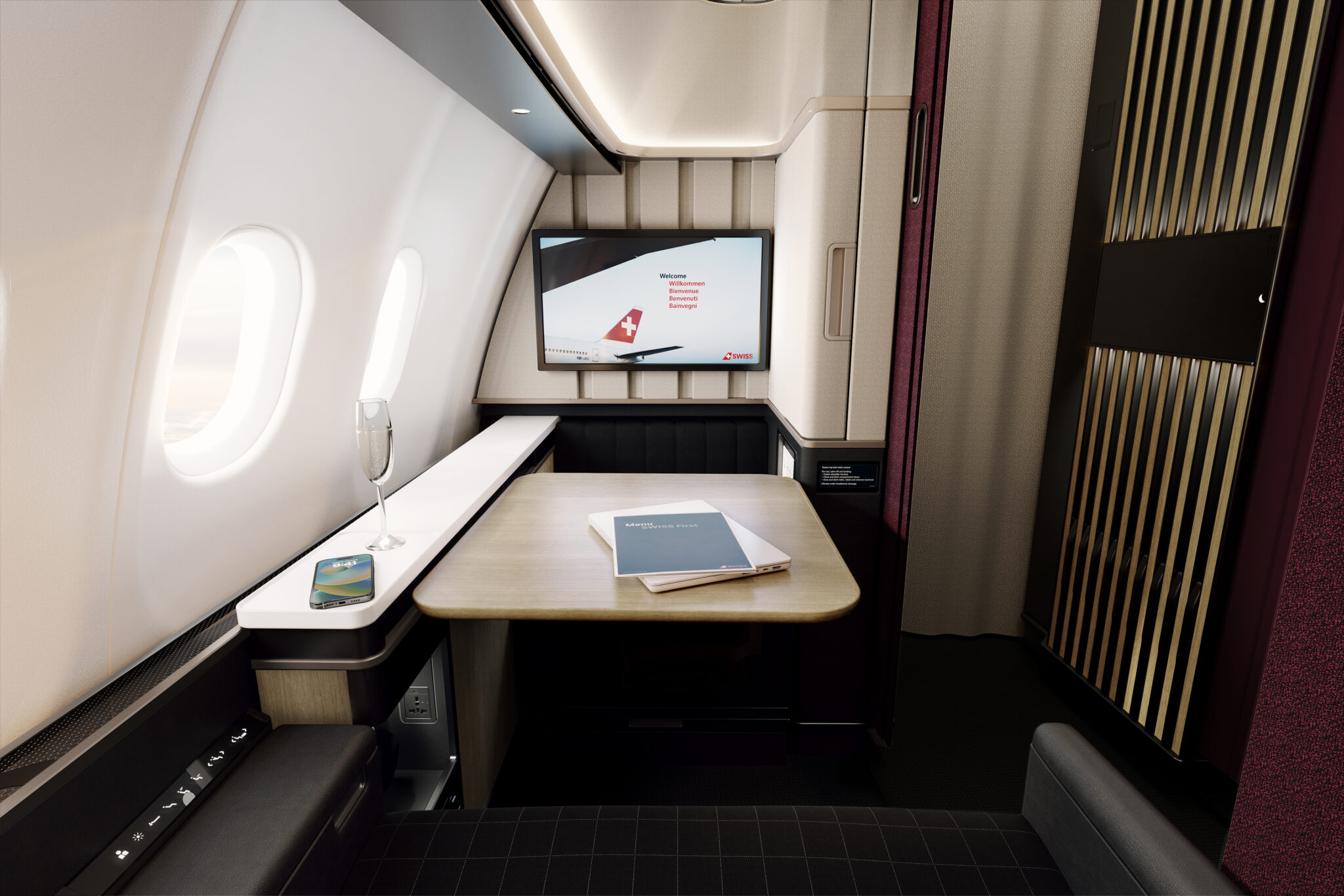 SWISS A330 enters retrofit for Senses interiors at HAECO