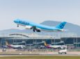 Korean Air Boeing 747 in flight