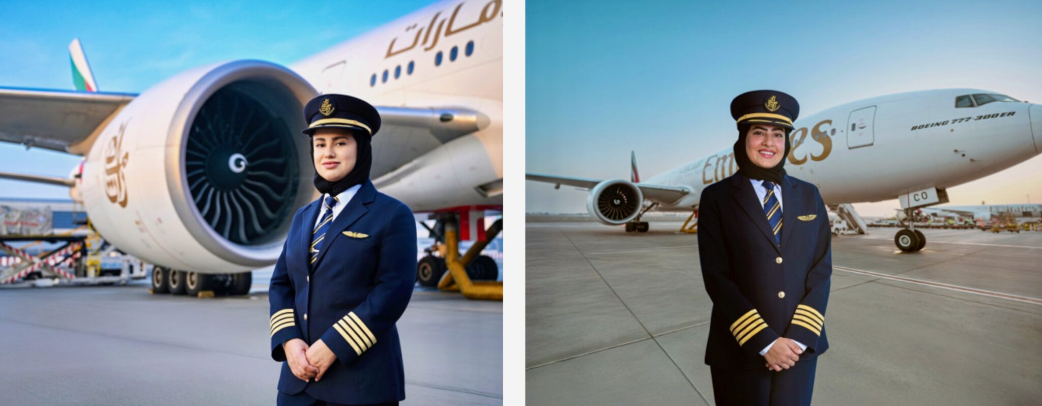 Two Emirati women set the pace as Captains at Emirates