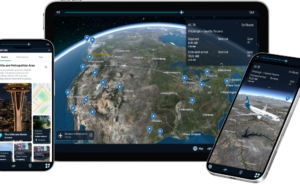 FlightPath3D Cloud Map on various Devices.