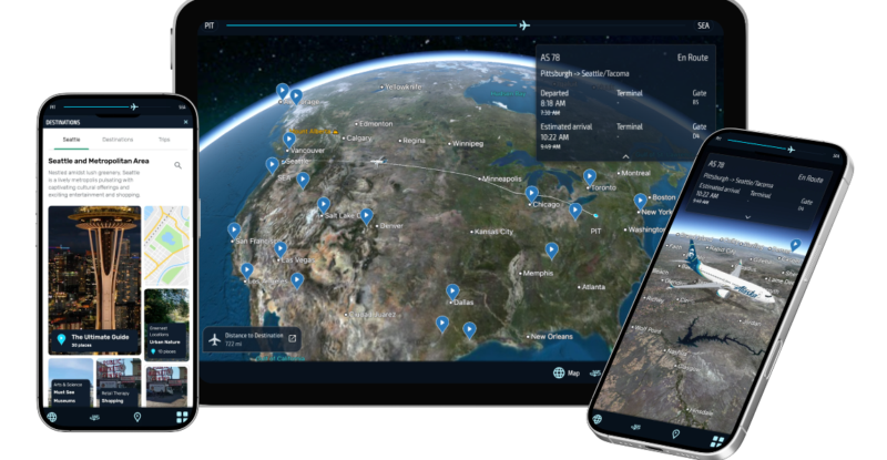 FlightPath3D Cloud Map on various Devices.