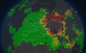GPS threat map, as developed by Skyband