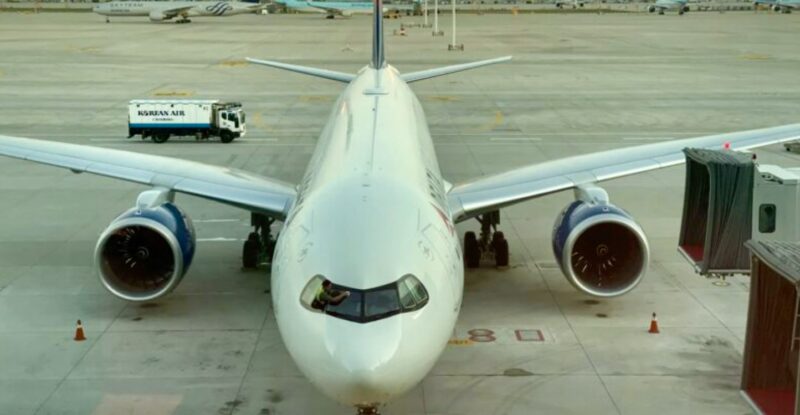 Delta A330neo with Viasat IFC installed