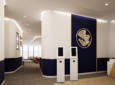 Entryway to the Air France lounge.