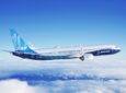 Boeing 737-10 MAX in flight.